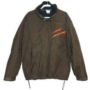 COLUMBIA Interchange coat water resistant outer with black fleece jacket men XXL